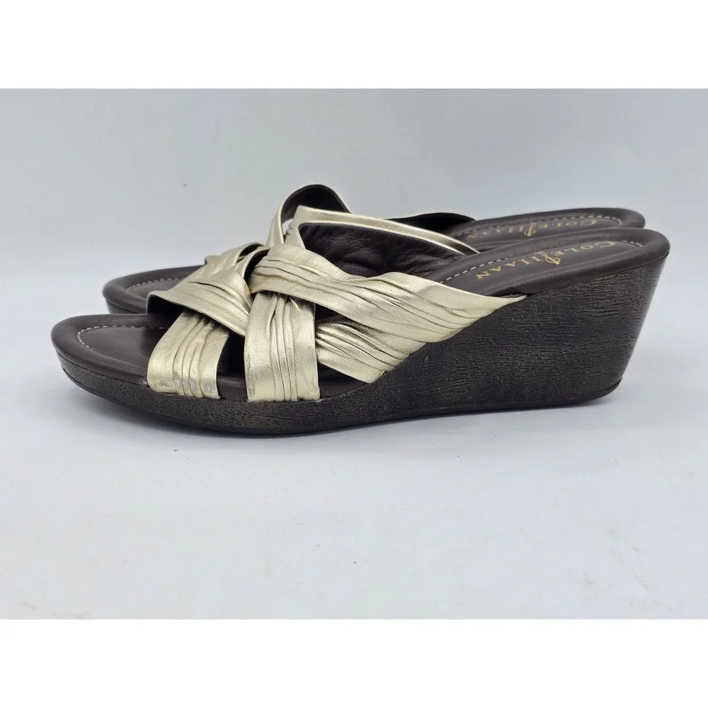 Cole Haan Women's Air Eden Slide Sandals‎ Gunsmoke size 6B